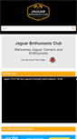 Mobile Screenshot of jaguarenthusiastsclub.com